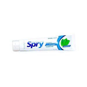 Spry NON-FLUORIDE Xlear Xylitol Toothpaste 6-PACK SAVINGS!!!