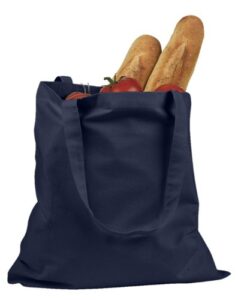 big accessories and bagedge women’s canvas promo tote bag, navy, one size