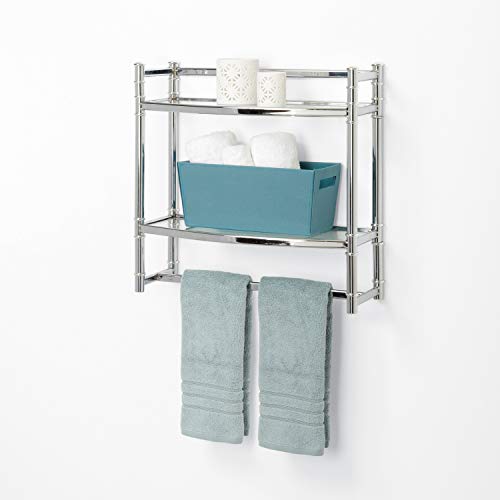 Zenna Home, Wall Shelf, Chrome