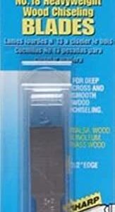 X-Acto H0859#18 Heavyweight Chiseling Blades - Pack. of 5 (SKU X218)