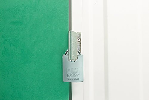 FJM Security SPRS60-KD Heavy Duty Shrouded Padlock With Triple Chrome Plating, Keyed Different