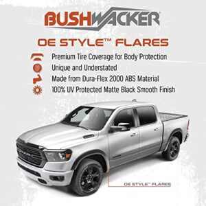 Bushwacker OE Style Factory Front & Rear Fender Flares | 4-Piece Set, Black, Smooth Finish | 40915-02 | Fits 2003-2007 Chevrolet Silverado Trucks (Check Application Guide)