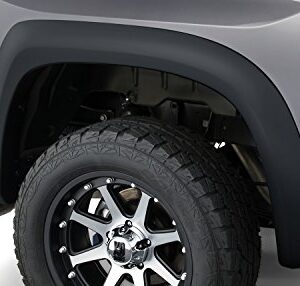 Bushwacker Extend-A-Fender Extended Rear Fender Flares | 2-Piece Set, Black, Smooth Finish | 31016-01 | Fits 1989-1995 Toyota Pickup