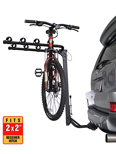 Heininger 3010 Advantage SportsRack TiltAWAY 4 Bike Rack Fits 2 inch Receiver Hitch