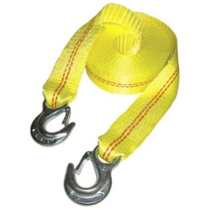 keeper – 2” x 25’ emergency vehicle towing and recovery strap – 5,000 lbs. max vehicle weight and 12,000 lbs. break strength