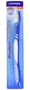 wisdom smokers toothbrush – extra hard – ( color may vary )