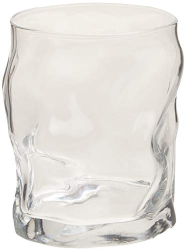 Bormioli Rocco Sorgente Double Old Fashioned Glasses, Set of 4,14.25 ounces