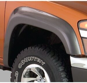 Bushwacker Extend-A-Fender Extended Front Fender Flares | 2-Piece Set, Black, Smooth Finish | 41029-02 | Fits 2004-2012 Chevrolet/GMC Colorado/Canyon