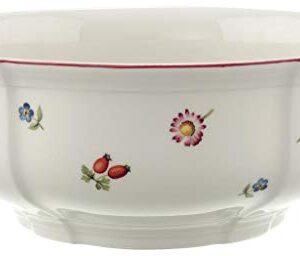 Villeroy & Boch 1023953170 Petite Fleur Bowl, 21 cm, Premium Porcelain, White/Colourful
