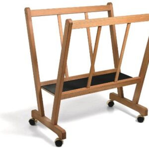 Cappelletto Allegra Wood Print Rack Premium Large Display, Storage Rack for Poster, Prints, Panels Art Shows - Natural