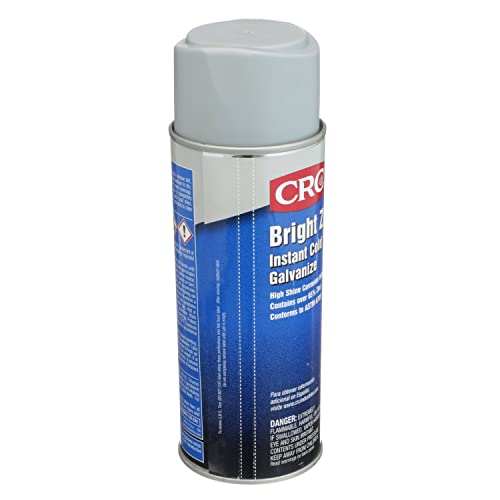 CRC Bright Zinc-It Instant Cold Galvanize Coating 18414 – 13 WT OZ, Quick-Dry Rust- Corrosion-Resistant Coating