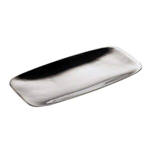 nambe 9-1/2-by-18-inch metal alloy rectangular platter
