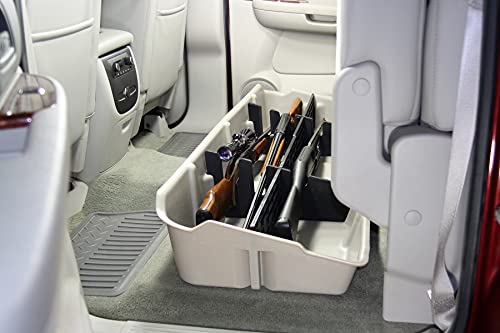 DU-HA Under Seat Storage Fits 07-13 Chevrolet/GMC Silverado/Sierra Light Duty & 07-14 Heavy Duty Crew Cab, Dk Gray, Part #10042