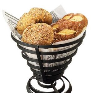 American Metalcraft FCD2 Baskets, 7" Length x 7" Width, Black