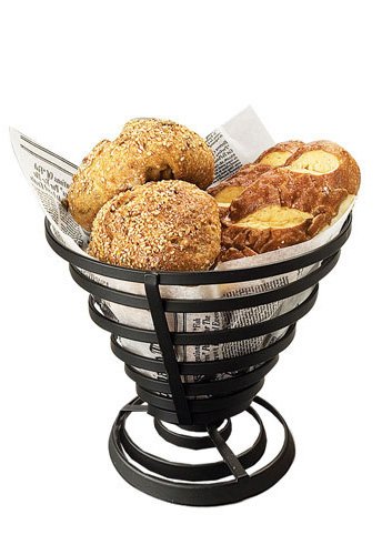 American Metalcraft FCD2 Baskets, 7" Length x 7" Width, Black