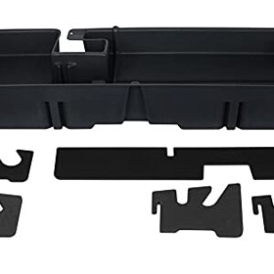 DU-HA Under Seat Storage Fits 07-21 Toyota Tundra Double Cab without Subwoofer, Black, Part #60051