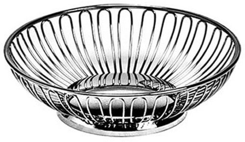 American Metalcraft OBS58 8-1/4" x 5-1/8" Stainless Steel Oval Basket