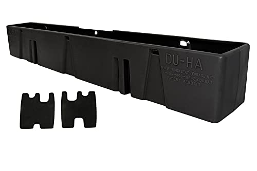 DU-HA Behind-the-Seat Storage Fits 08-16 F-250 thru F-550 Super Duty Crew Cab & Regular Cab, Black, Part #20054