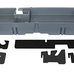 DU-HA Under Seat Storage Fits 07-21 Toyota Tundra Double Cab without Subwoofer, Dk Grey, Part #60052