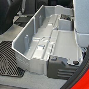 DU-HA Under Seat Storage Fits 07-21 Toyota Tundra Double Cab without Subwoofer, Dk Grey, Part #60052