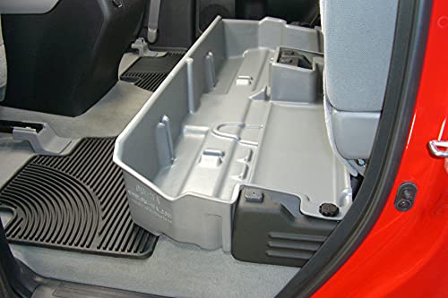 DU-HA Under Seat Storage Fits 07-21 Toyota Tundra Double Cab without Subwoofer, Dk Grey, Part #60052