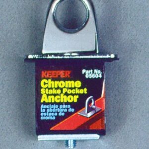 Keeper 05604 Chrome Stake Pocket Anchor Point