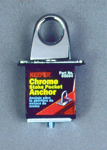 Keeper 05604 Chrome Stake Pocket Anchor Point