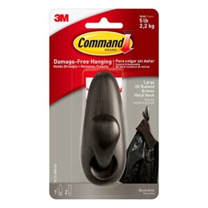 command fc13-orb forever classic metal hook, large, white