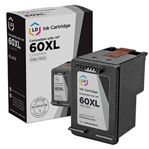 ld remanufactured ink cartridge replacement for hp 60xl cc641wn high yield (black)