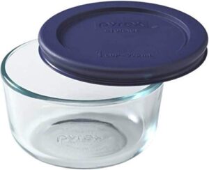 pyrex simply store 1-cup round glass food storage dish