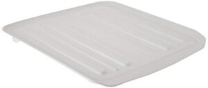rubbermaid 1180-ma-wht dish drainer tray, 1.3″ x14.2″ x14.8″, white
