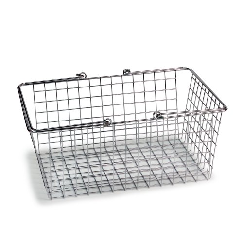 Spectrum Diversified Wire Storage Basket, Large, Chrome