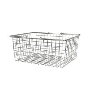 Spectrum Diversified Wire Storage Basket, Large, Chrome