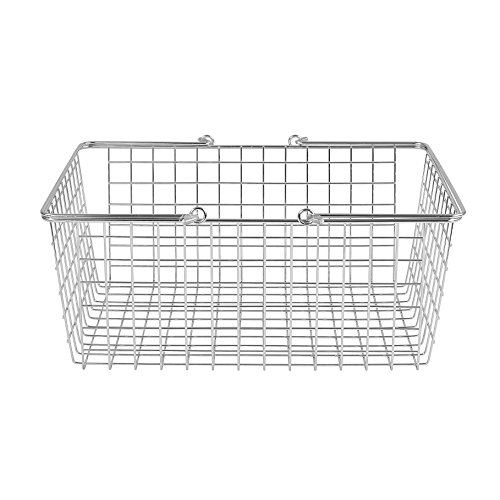 Spectrum Diversified Wire Storage Basket, Large, Chrome