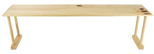 Home Basics SS01003 30 Inch Over Sink Shelf Wood