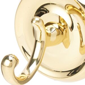 Smedbo SME, Polished Brass V255 Towel Hook Single