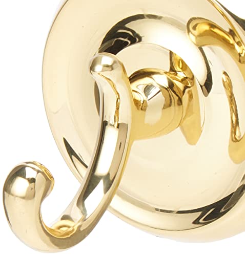 Smedbo SME, Polished Brass V255 Towel Hook Single