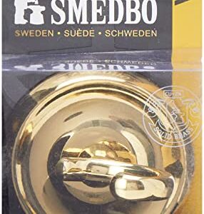 Smedbo SME, Polished Brass V255 Towel Hook Single