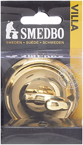 Smedbo SME, Polished Brass V255 Towel Hook Single