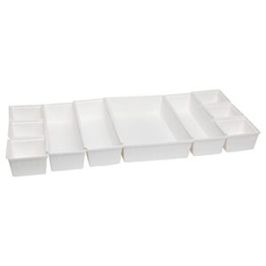 Dial Industries Interlocking Drawer Organizer Set, 10 Trays