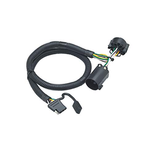 Tekonsha 118384 T-One® T-Connector Harness, 4-Way Flat, Compatable with 2008-2012 Buick Enclave, 2004-2007 Buick Rainier, 2002-2022 Cadillac Escalade, 2003-2022 Cadillac Escalade ESV, 2002-2011 Cadillac Escalade EXT, 2002-2011 Chevrolet Avalanche 1500, 20