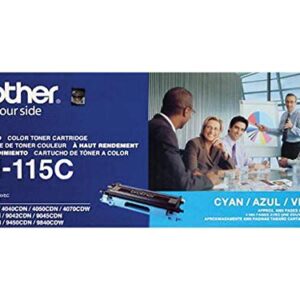 Brother TN115BK, TN115C, TN115M, TN115Y High Yield Black, Cyan, Magenta and Yellow Toner Cartridge Set