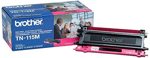 Brother TN115BK, TN115C, TN115M, TN115Y High Yield Black, Cyan, Magenta and Yellow Toner Cartridge Set