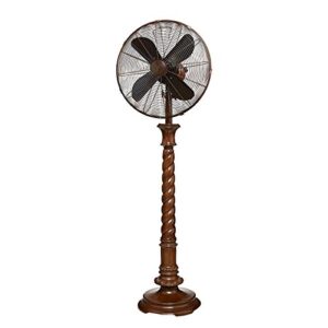 decobreeze dbf0426 pedestal standing floor fan, 16-inch, raleigh