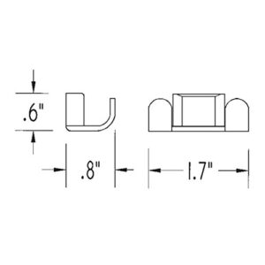 Ginger Satin Nickel Splashables, Satin Nickel, Razor Hook Attachment