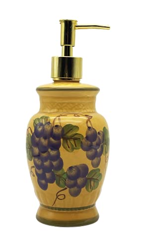 ACK Tuscany Grapes Soap / Lotion Dispenser