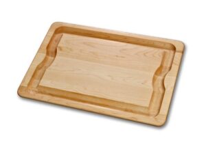 j.k. adams 24-inch-by-16-inch sugar maple wood barbeque carving board