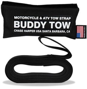 chase harper usa 9100 – buddy tow – tough military spec nylon webbing (1785 lb. test) 12′ x 1″ – black