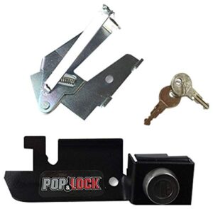 pop & lock pl2300 black manual tailgate lock (works only with factory steel handle)
