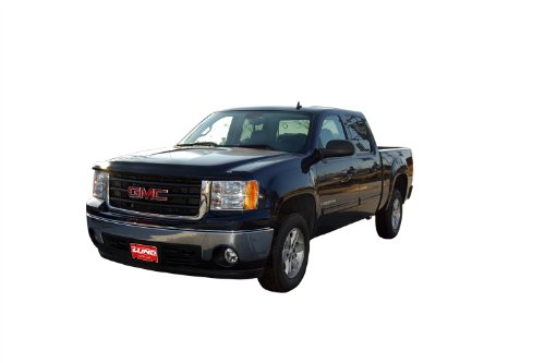 Auto Ventshade [AVS] Bugflector II / Hood Shield | High Profile, Dark Smoke | 25159 | 2007-2013 GMC Sierra 1500, 2007-2010 Sierra 2500HD & 3500HD